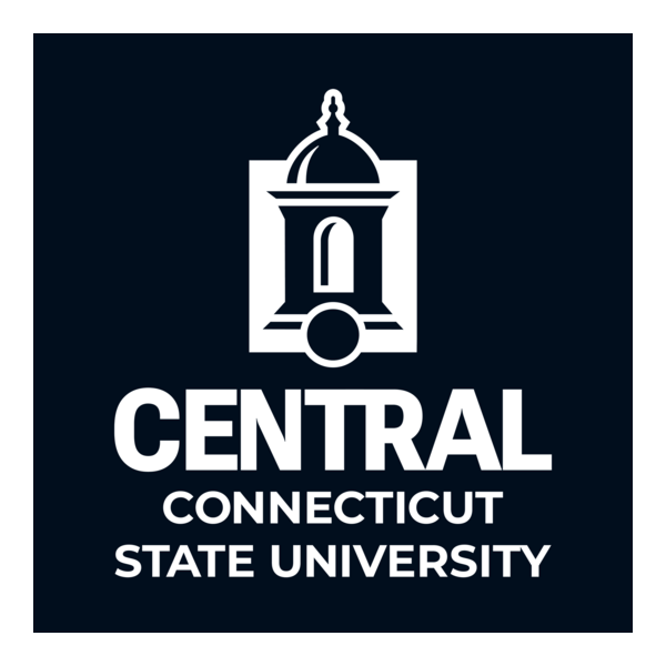 Central Connecticut State University White Logo PNG Vector