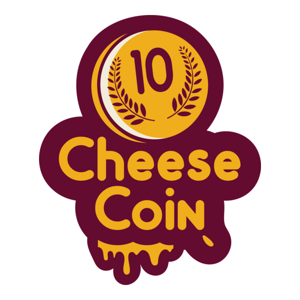 Cheese Coin Logo PNG Vector