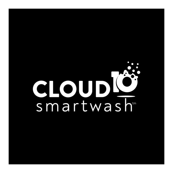 Cloud 10 Smart Wash Logo PNG Vector