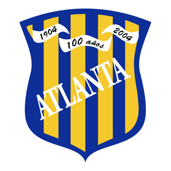 Club Atlético Atlanta 2004 100 Años Logo PNG Vector