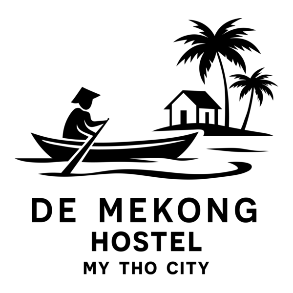 De Mekong Hostel Logo PNG Vector