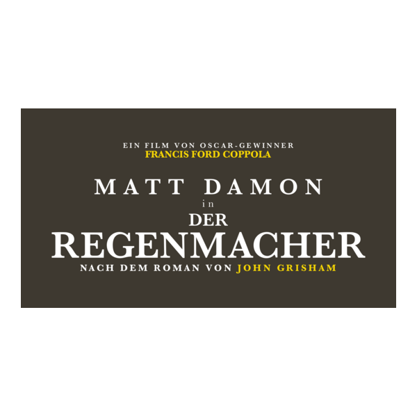Der Regenmacher Logo PNG Vector