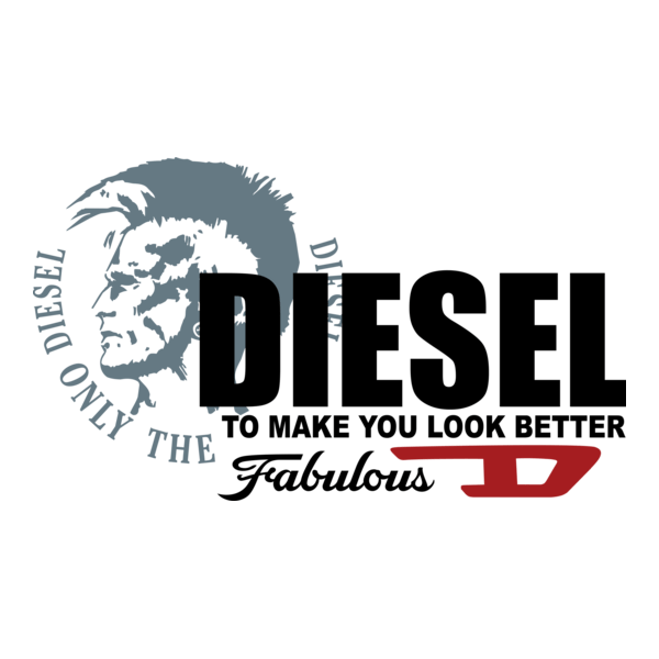 DIESEL FOR THE BRAVE Logo PNG Vector