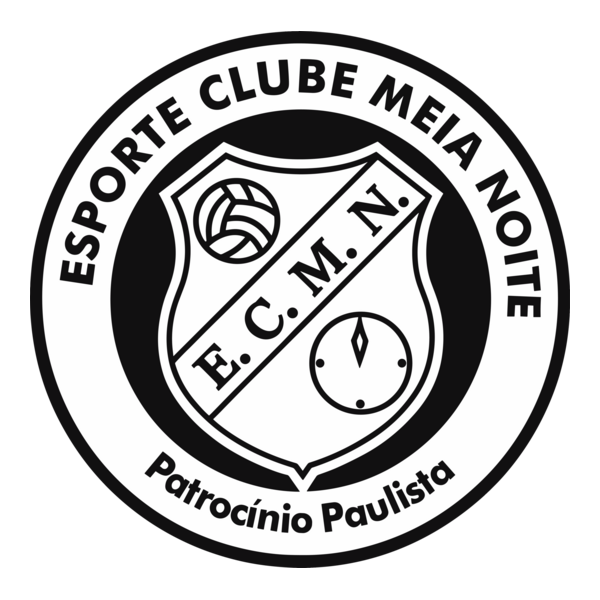 ESPORTE CLUBE MEIA NOITE (PATROCÍNIO PAULISTA) Logo PNG Vector