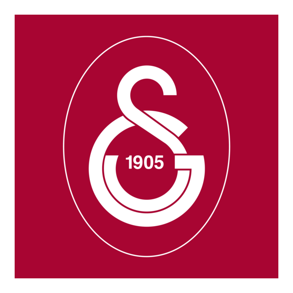 Galatasaray SK | Monochrome Kontur Logo PNG Vector