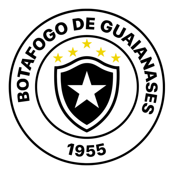 GRÊMIO BOTAFOGO FUTEBOL CLUBE DE GUAIANASES Logo PNG Vector