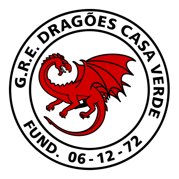 Grêmio Recreativo Esportivo Dragões da Casa Verde Logo PNG Vector