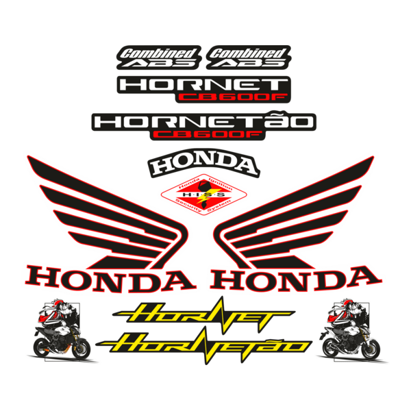 Honda Hornet cb600F adesivo Logo PNG Vector