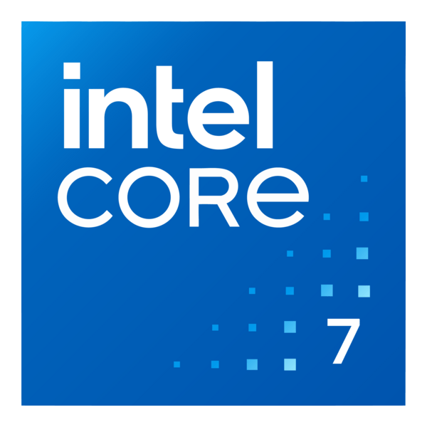 Intel Core 7 Logo PNG Vector