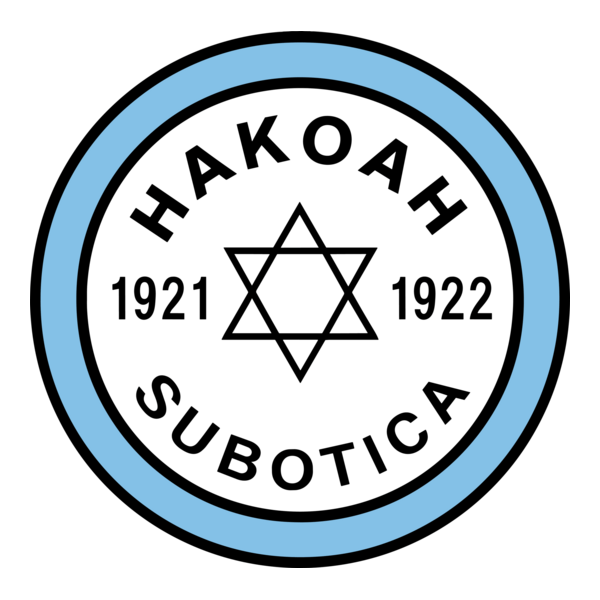 Jevrejski Sport Klub „Hakoah“ Subotica Logo PNG Vector