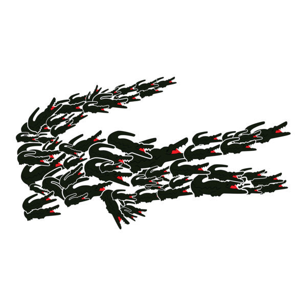 LACOSTE EMBRODERY MONOGRAM Logo PNG Vector