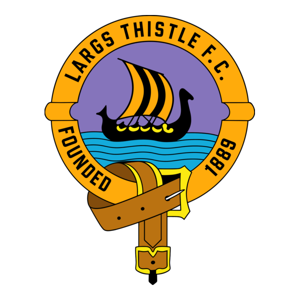 Largs Thistle Football Club Logo PNG Vector