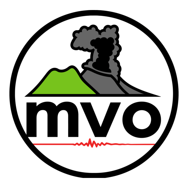 Montserrat Volcano Observatory Tremors Logo PNG Vector