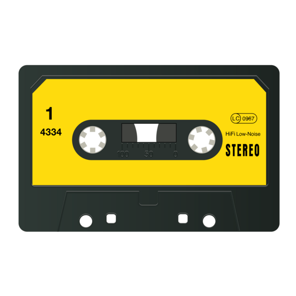 Neutral Cassette Logo PNG Vector