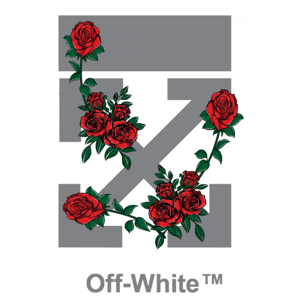 OFF-WHITE ROSES Logo PNG Vector