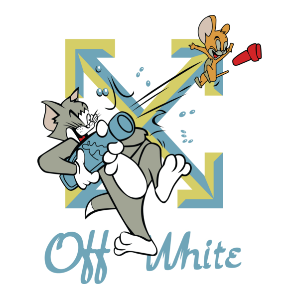 OFF-WHITE TOM &JERRY KIDZ Logo PNG Vector