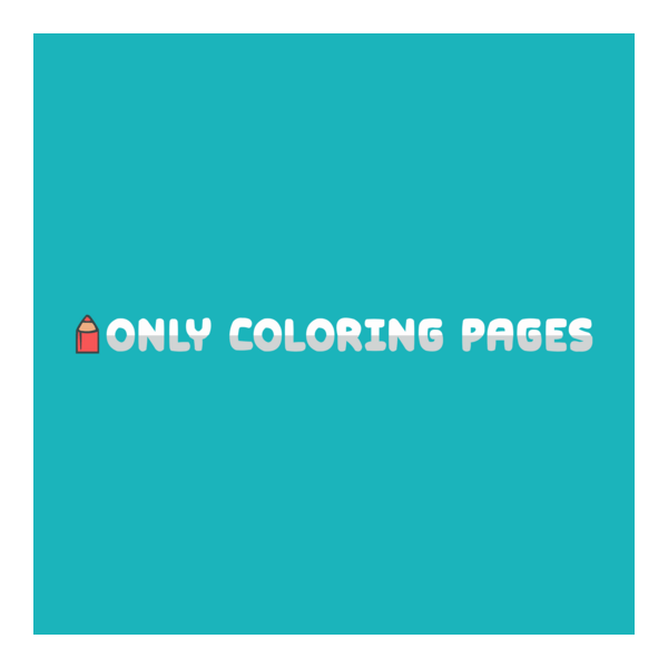 Only Coloring Pages Logo PNG Vector