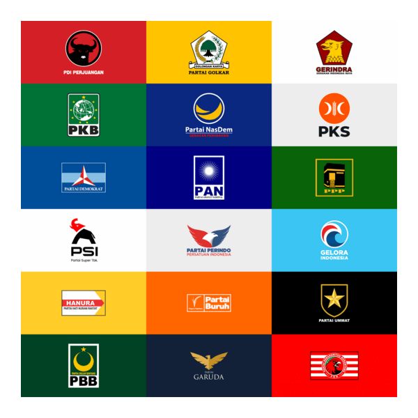 Partai Politik di Indonesia Logo PNG Vector