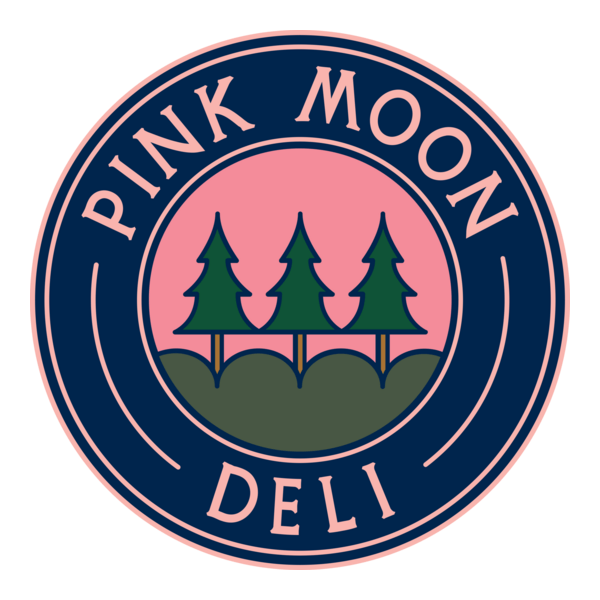 Pink Moon Deli Logo PNG Vector