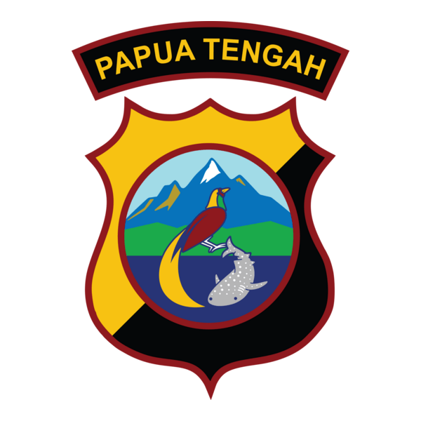 POLDA PAPUA TENGAH Logo PNG Vector