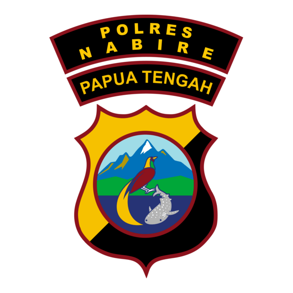 POLRES NABIRE PAPUA TENGAH Logo PNG Vector