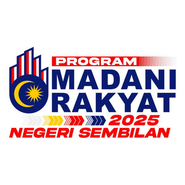 PROGRAM MADANI RAKYAT NEGERI SEMBILAN 2025 Logo PNG Vector