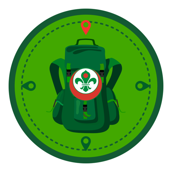 Rambling Badge Logo PNG Vector