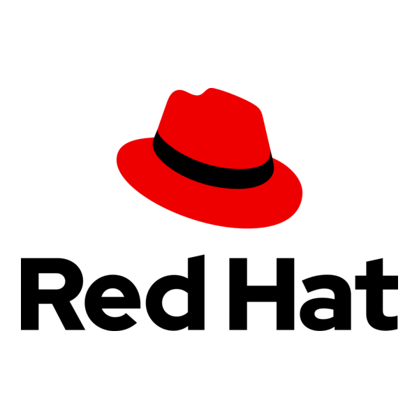 Red Hat Vertical Logo PNG Vector