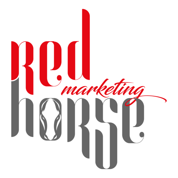 Red Horse Marketing Logo PNG Vector