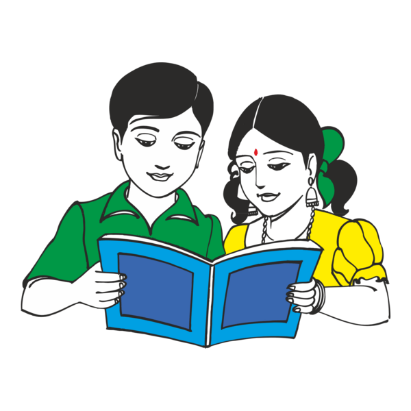 School Kids Logo PNG Vector