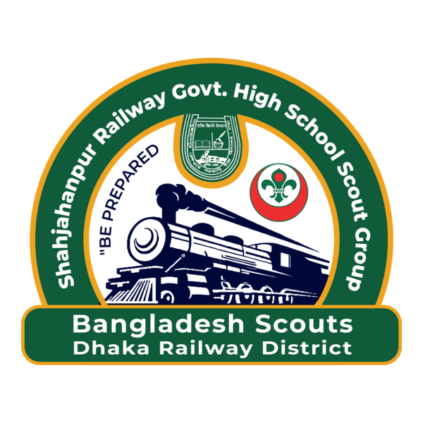 Shahjahanpur Railway Govt High School Scout Group Logo PNG Vector