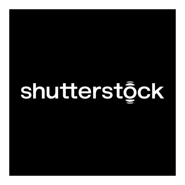 Shutterstock New 2025 White Logo PNG Vector