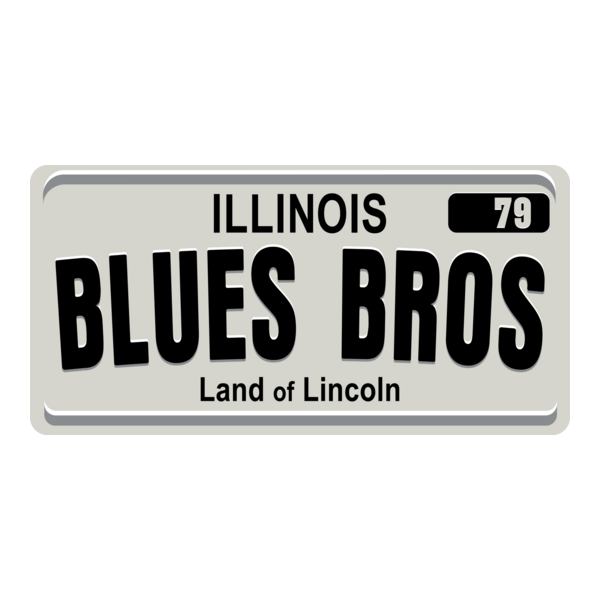 The Blues Brothers - Plate Logo PNG Vector