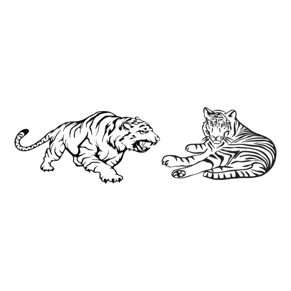 TIGRES - TIGER Logo PNG Vector