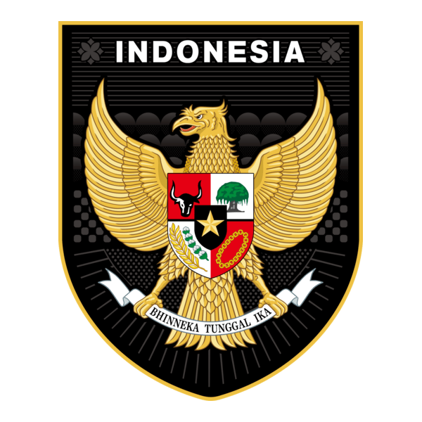 Timnas Indonesia 2025 (Hitam) Logo PNG Vector