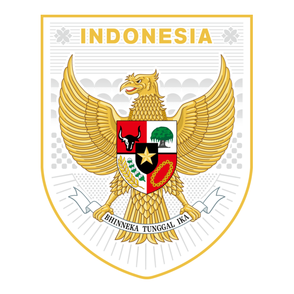 Timnas Indonesia 2025 (Putih) Logo PNG Vector