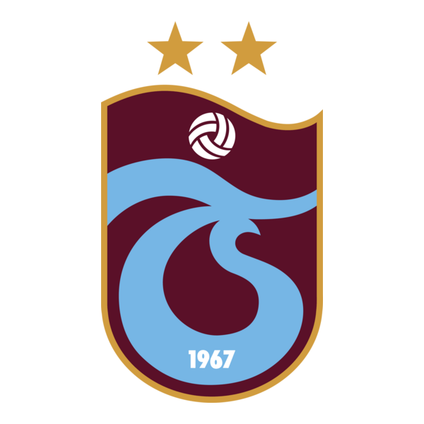 Trabzonspor 2 Yıldızlı Logo PNG Vector