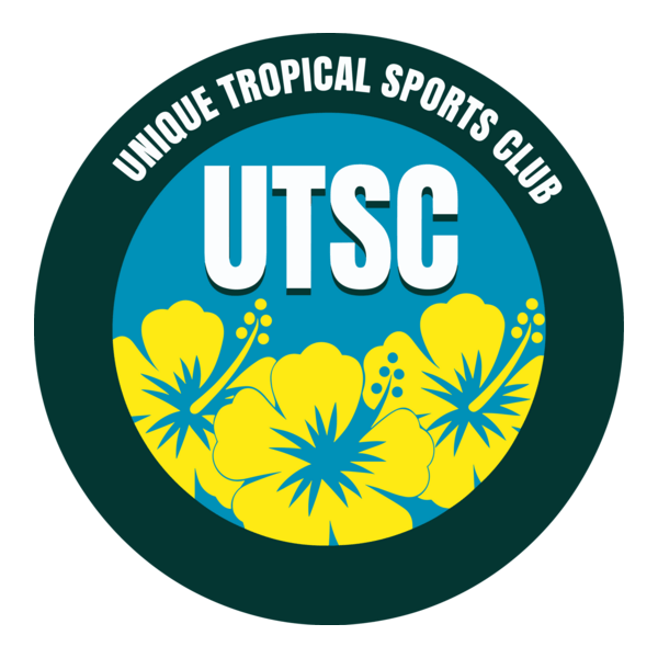 Unique Tropical Sports Club Logo PNG Vector