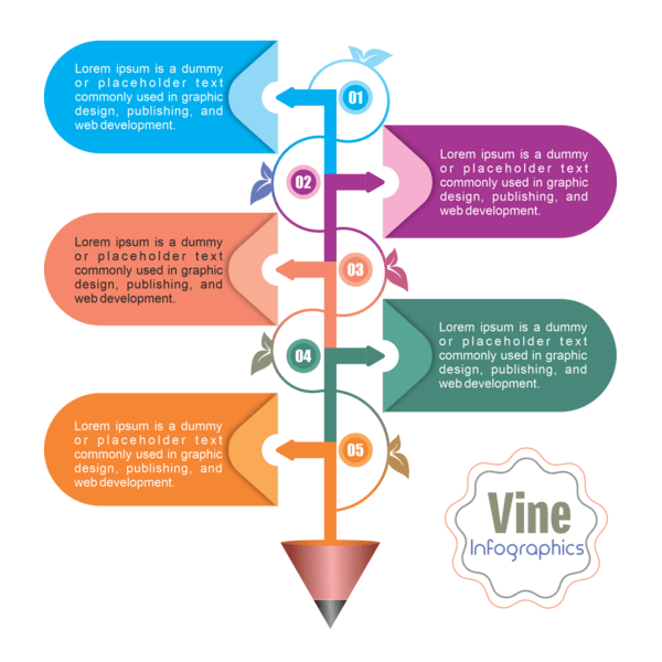 Vine Infographics Logo PNG Vector