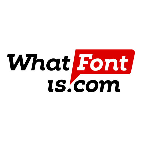 WHAT FONT IS Logo PNG Vector