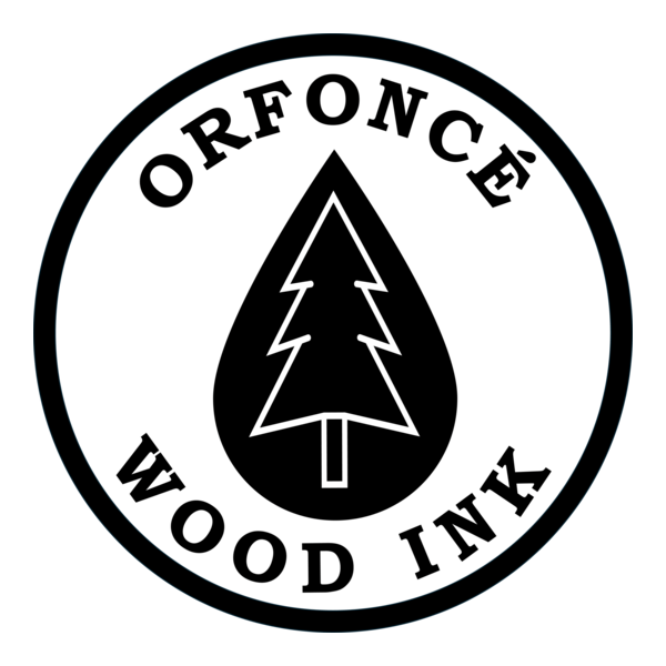 Wood Ink Logo PNG Vector