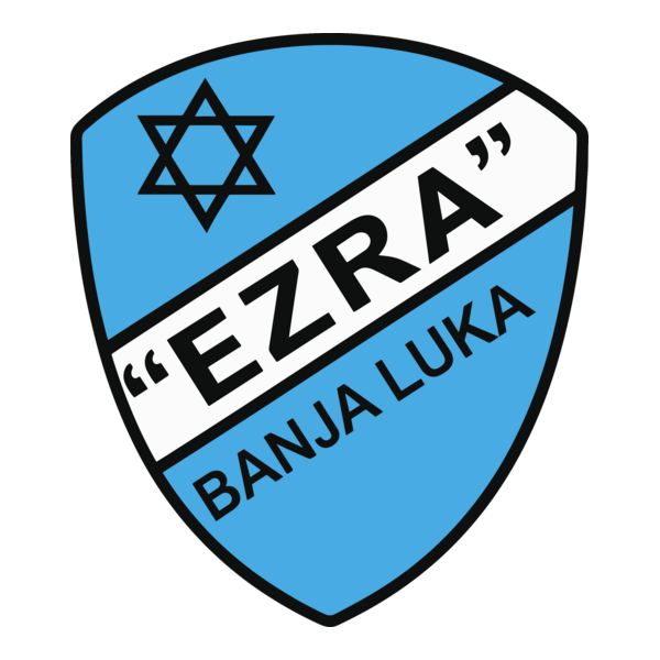 Židovski Sportski Klub „Ezra“ Banja Luka Logo PNG Vector