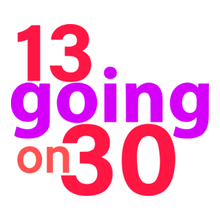 13 Going on 30 Logo PNG Vector