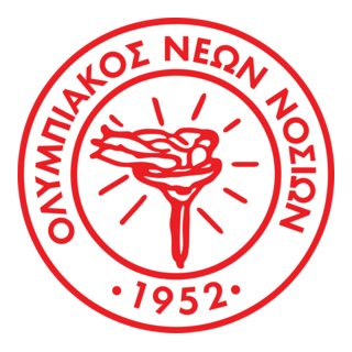 AES Olympiakos Neon Liosion Logo PNG Vector