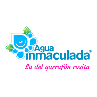 Agua inmaculada Logo PNG Vector