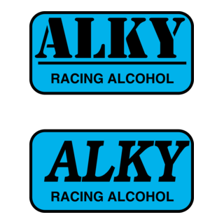 ALKY Racing Alcohol Logo PNG Vector