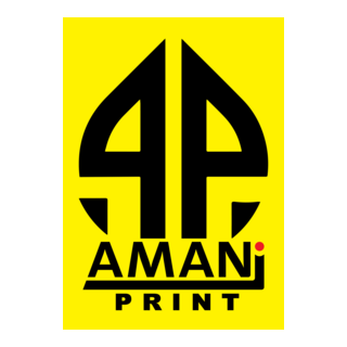 Amanj Print Brand Logo PNG Vector
