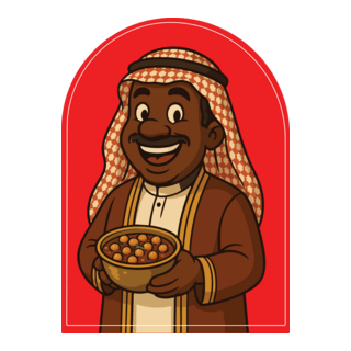 Arabian Food Serve Logo PNG Vector