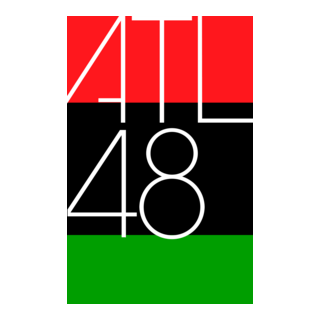 ATL48 African American AKB48 Group Logo PNG Vector