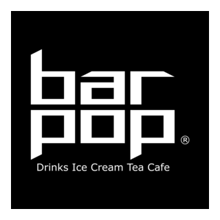 Bar Pop Ice Cream Drinks Cafe Logo PNG Vector